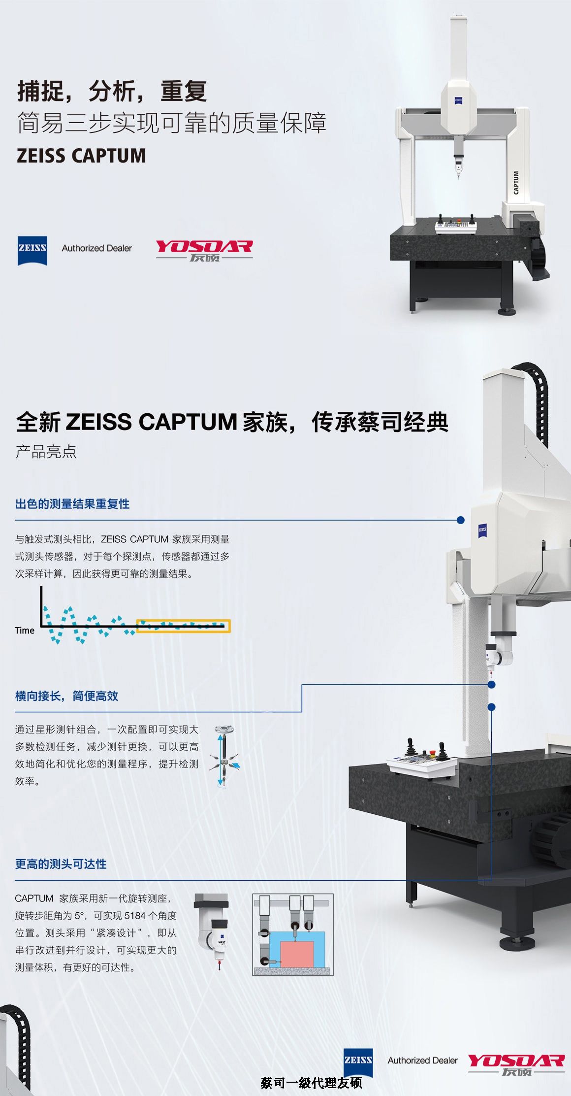 金华蔡司三坐标CAPTUM